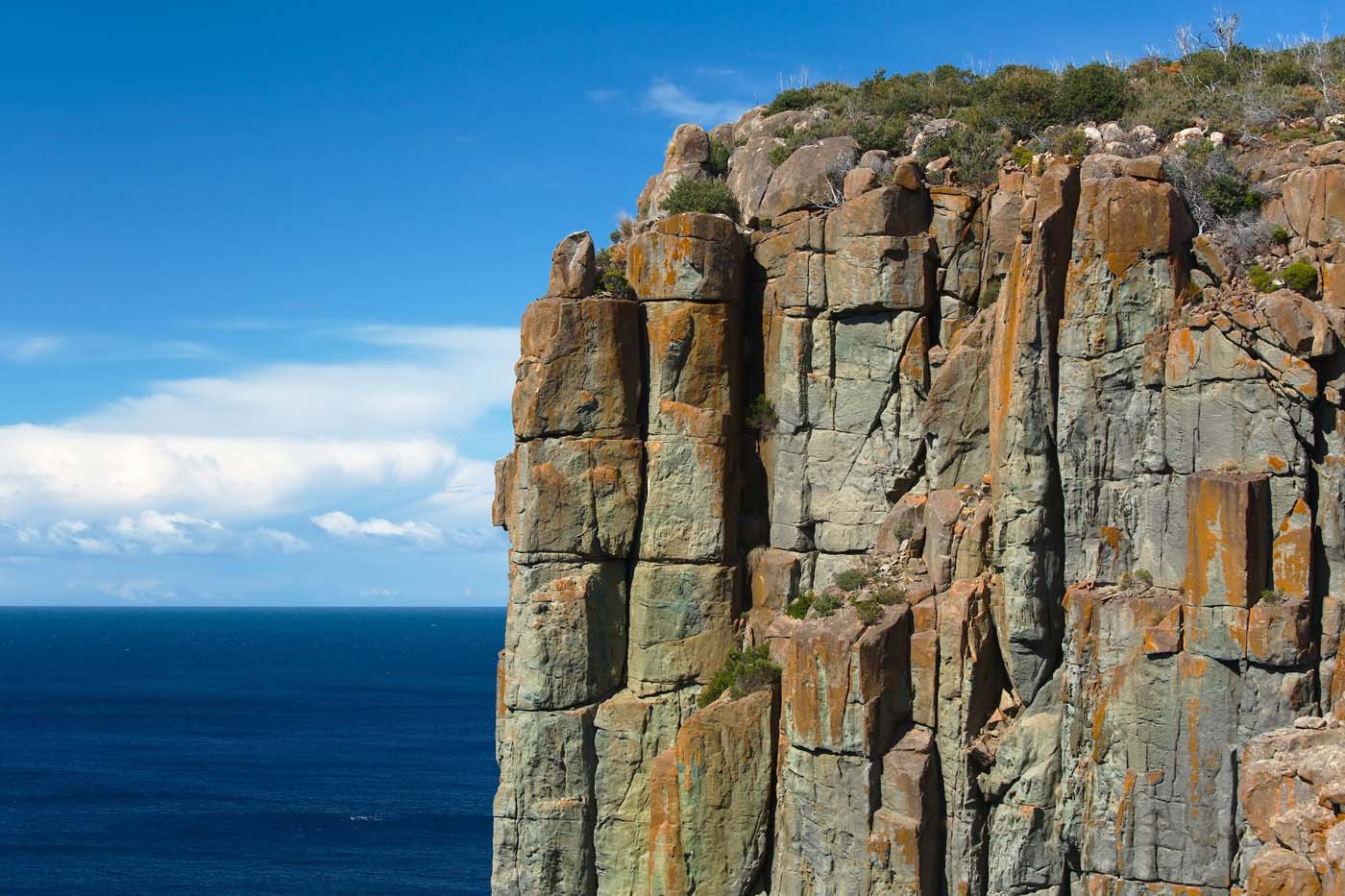 Cape raoul cliffs tasmania