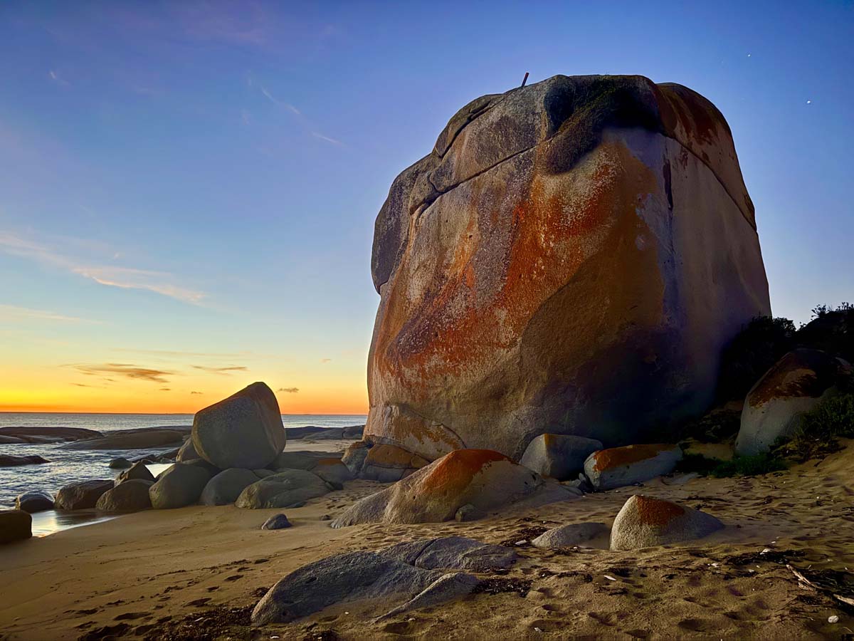 Castle rock hike flinders island 26