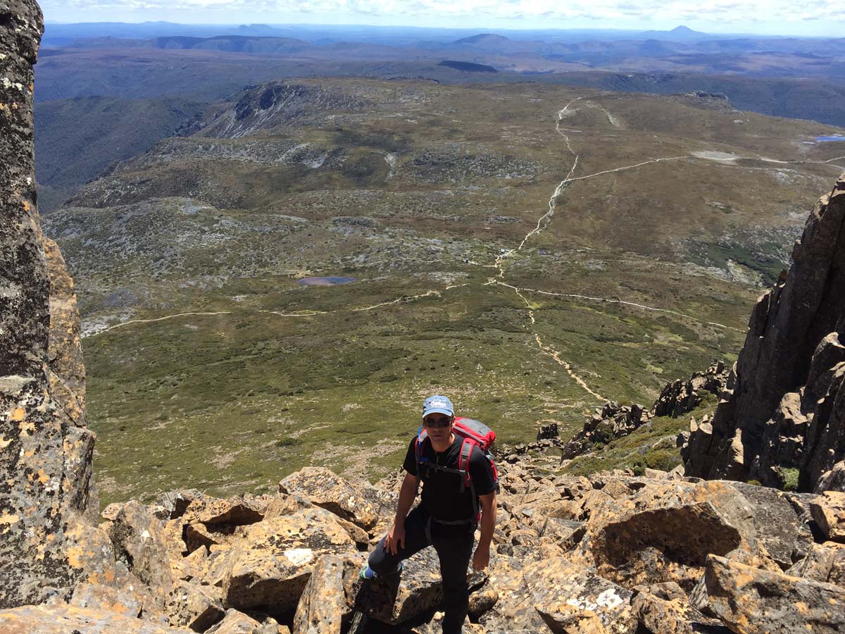 Cradle mountain summit hike 110