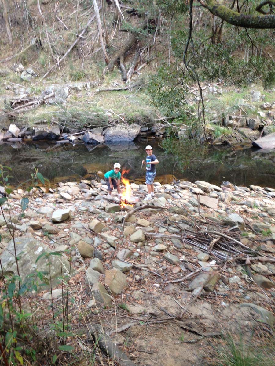 East walk to mine camp hike 10