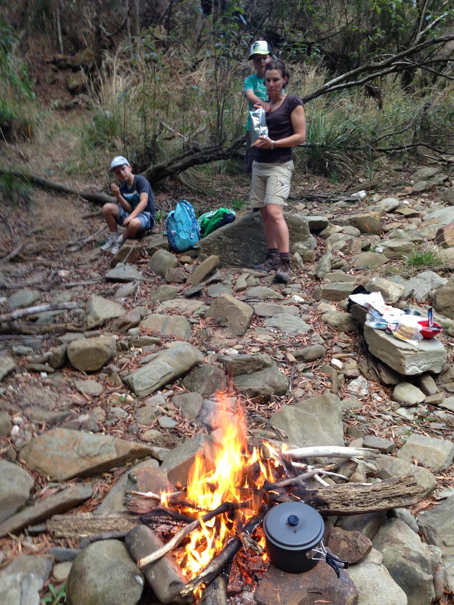 East walk to mine camp hike 15
