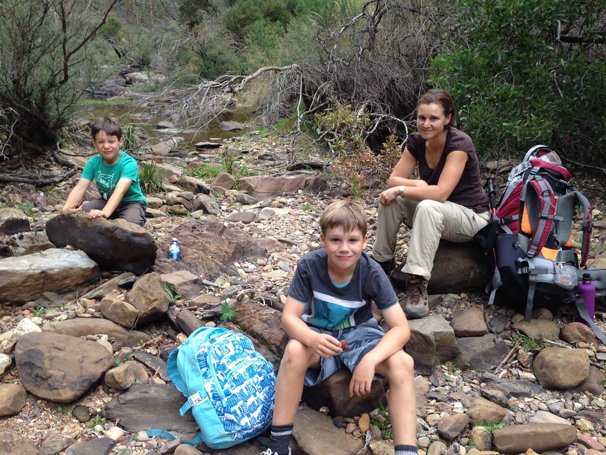 East walk to mine camp hike 20