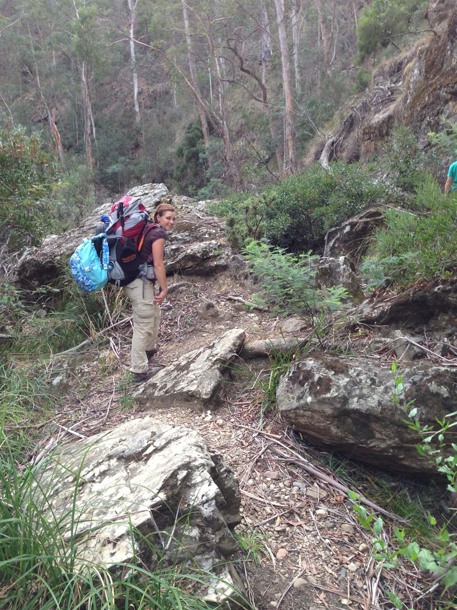 East walk to mine camp hike 21