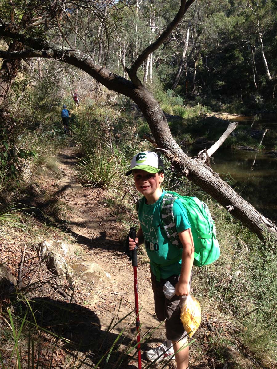 East walk to mine camp hike 4