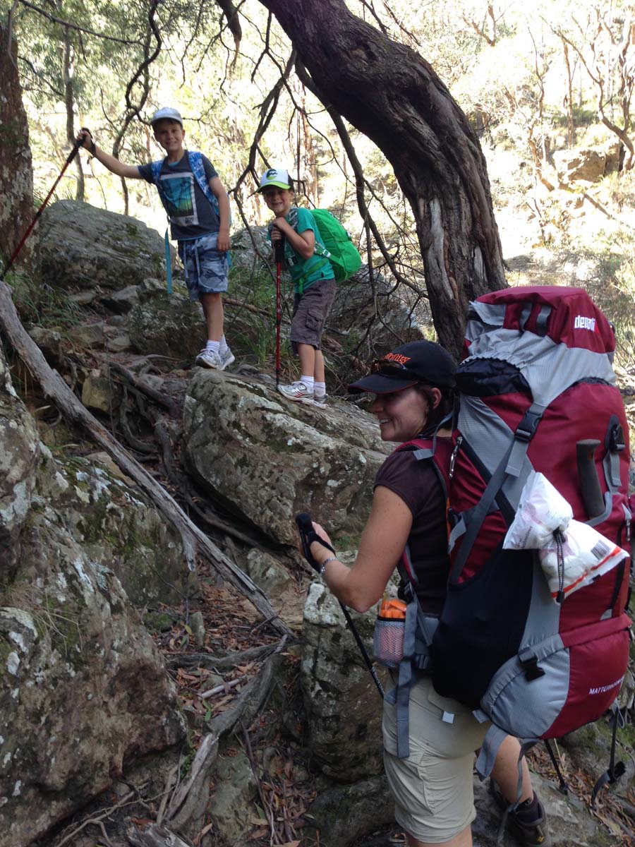 East walk to mine camp hike 5
