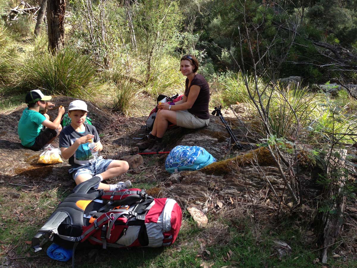 East walk to mine camp hike 7
