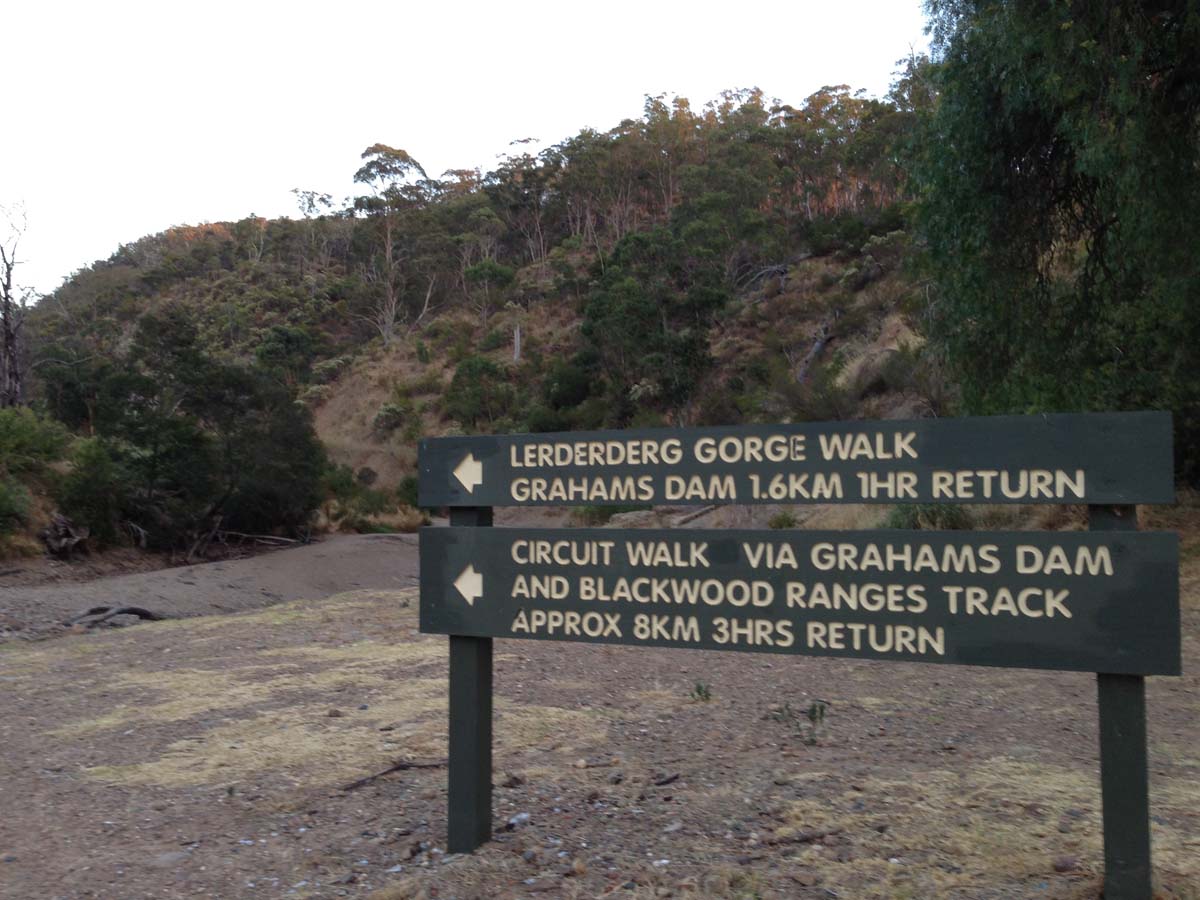 Lerderderg gorge walk to grahams dam 1