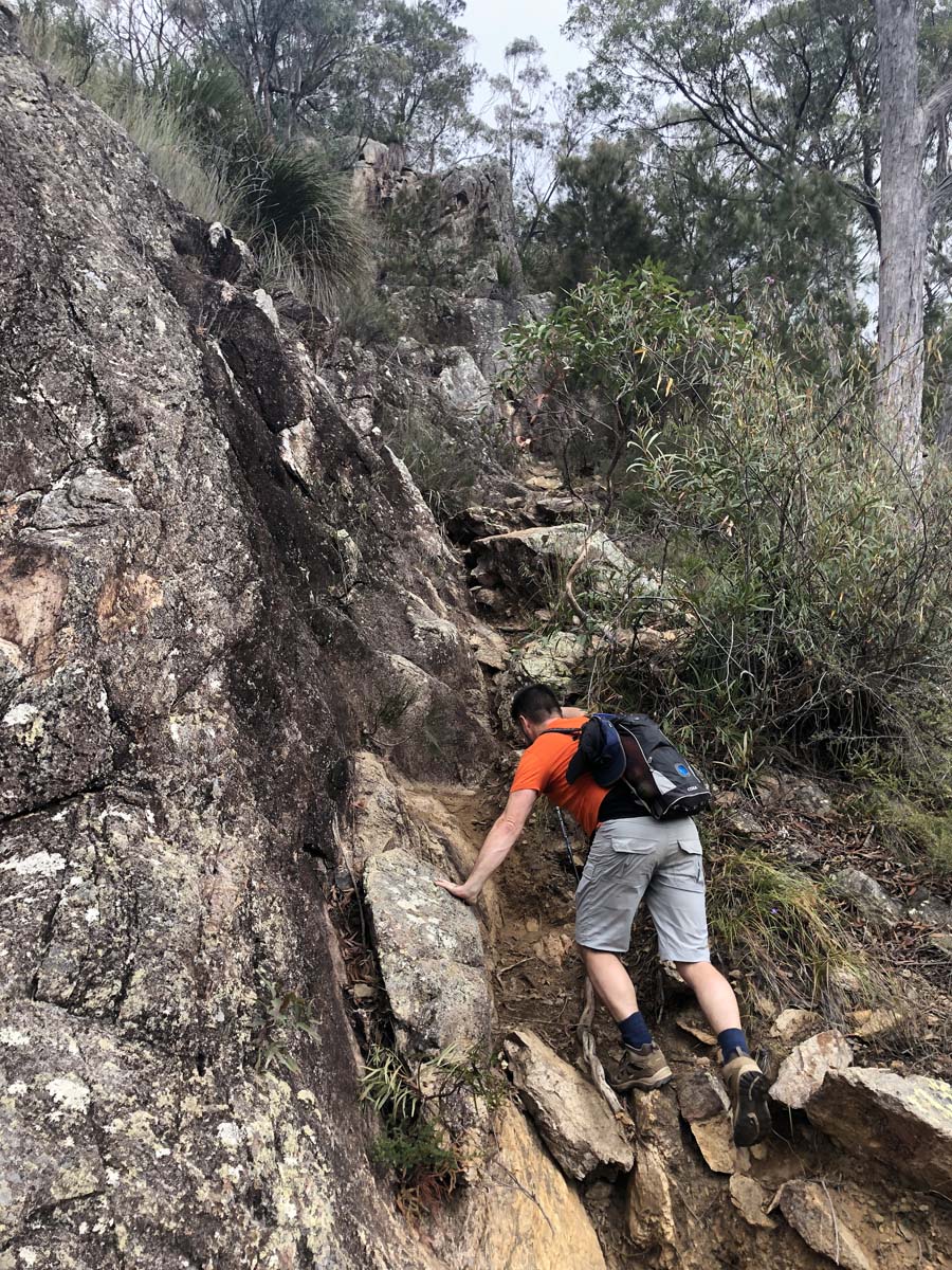 Mount barney summit hike 6