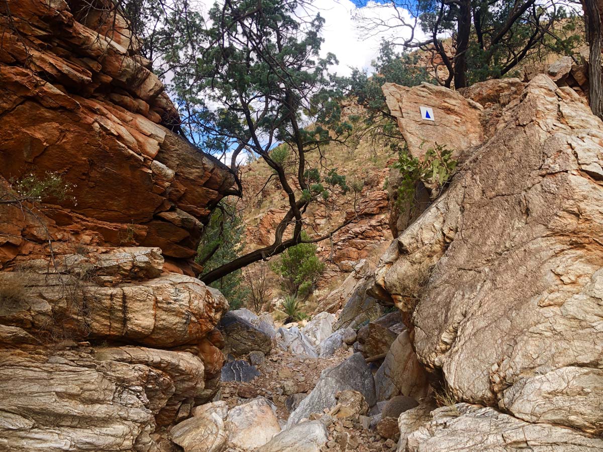 Standley chasm high route loop hike 42