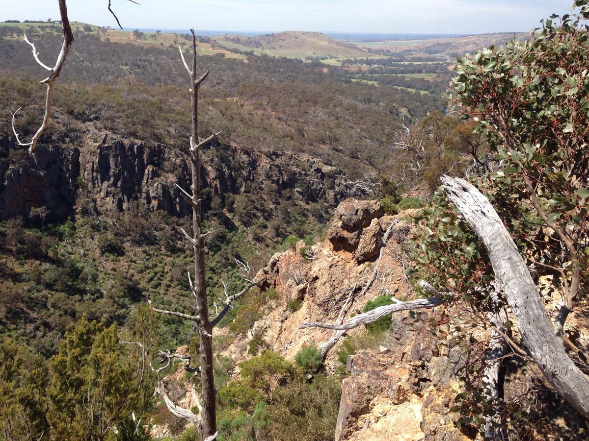 Werribee gorge rim hike 34