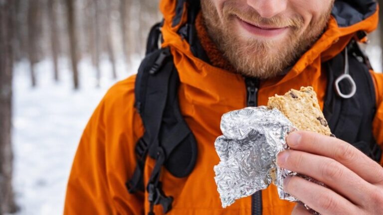 Snack regularly when hiking for sustained energy