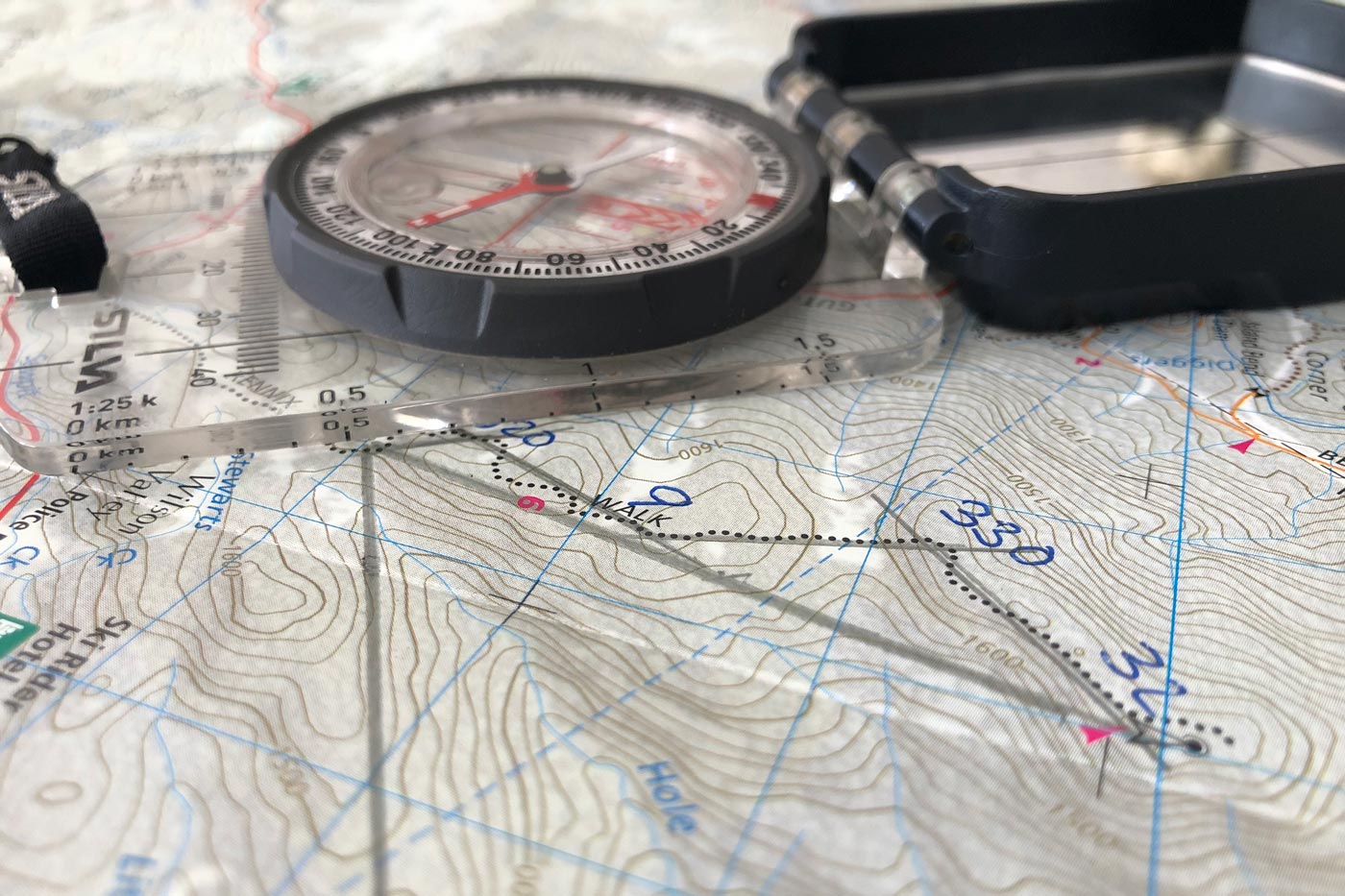 Reading Topographic Maps for Hiking in Australia Topographic map showing eastings and northings used to identify a precise location