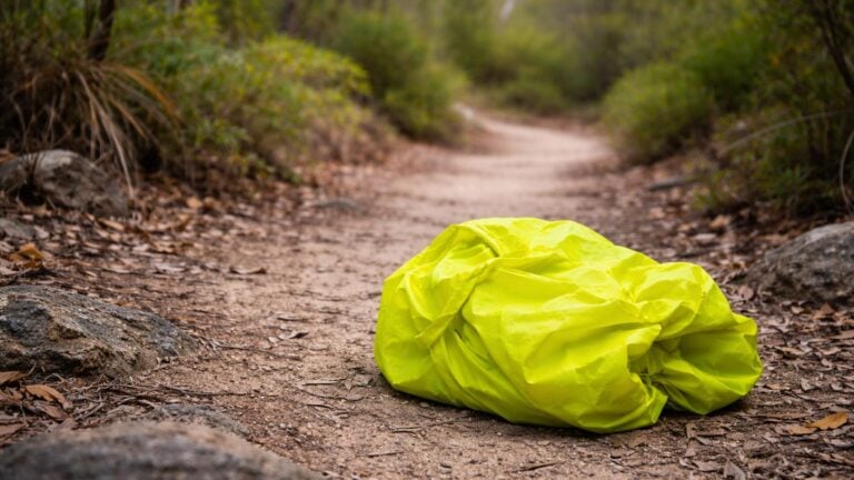 Stepping off the trail safely: the importance of leaving a sign