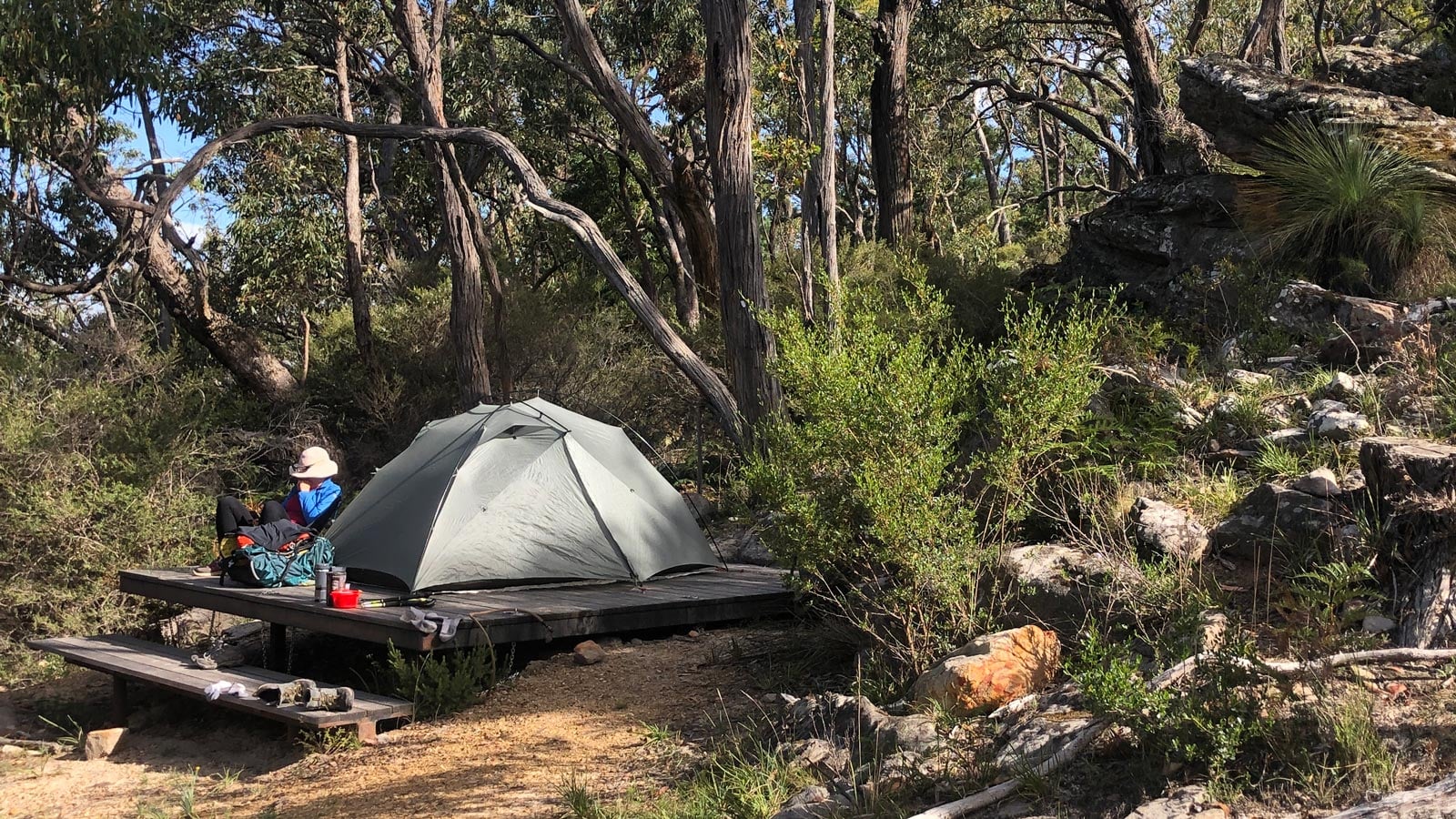 Leave no trace when camping