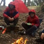 Overnight hiking with kids