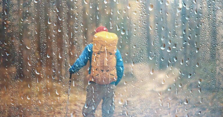 Hacks for hiking in the rain