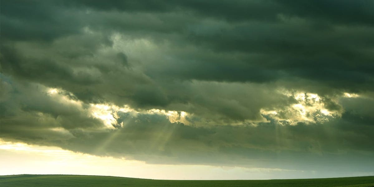 Green clouds