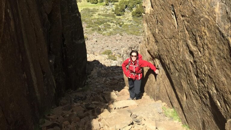 Hiking on scree: tips and techniques