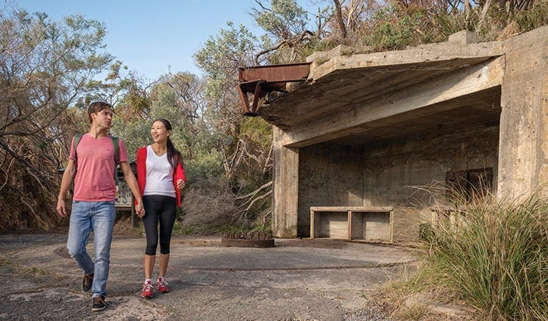 Fort Tomaree Walk (2.5km) Fort tomaree walk trail hiking australia