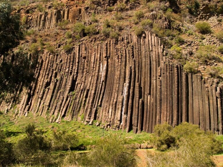 Trail hiking organ pipes track