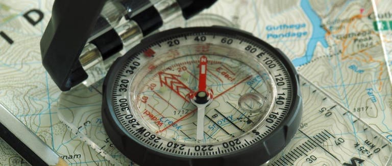 Anatomy of a compass trail hiking australia