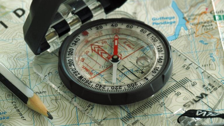 Understanding the parts of a hiking compass