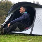 Quechua 2 seconds pop up fresh black camping tent