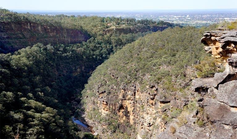 Glenbrook Gorge Track (3km) Glenbrook gorge track trail hiking australia
