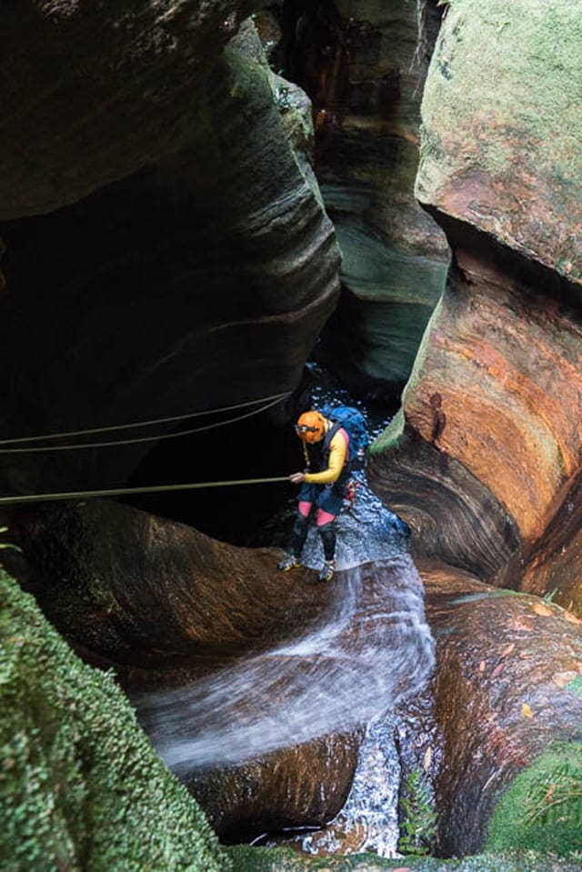 Claustral canyon, near mount tomah