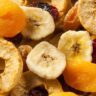 Dehydrating fruit for hiking