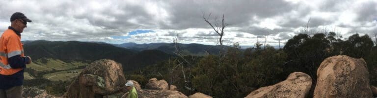 Trail hiking mt ned overlook