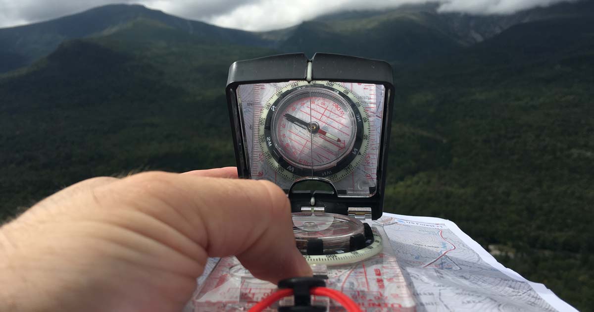 Signalling for Help When Lost or Injured on a Hike Signal mirror reflecting sunlight