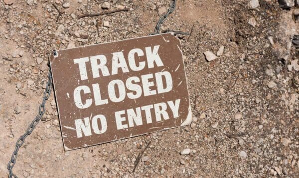 Track closed
