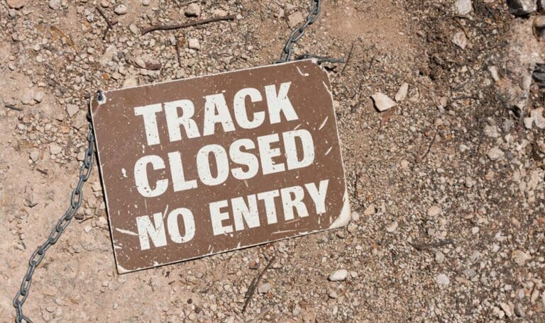 Track closed