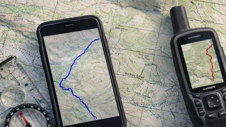 Using gpx and kml files for hiking