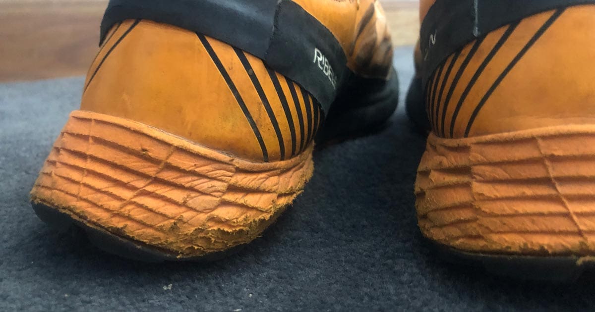 SCARPA Ribelle Run Trail Running Shoes Review Scarpa ribelle run heel on one shoe collapsed