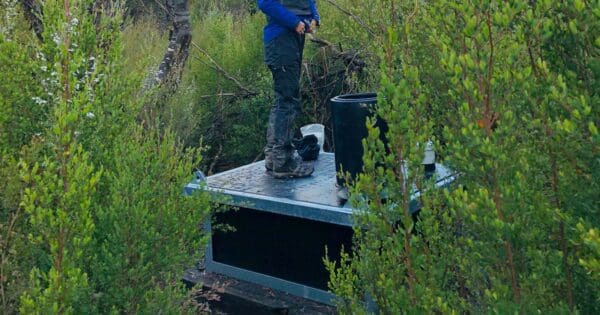 Going to the toilet on a hike