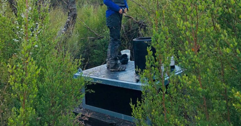 Going to the toilet on a hike