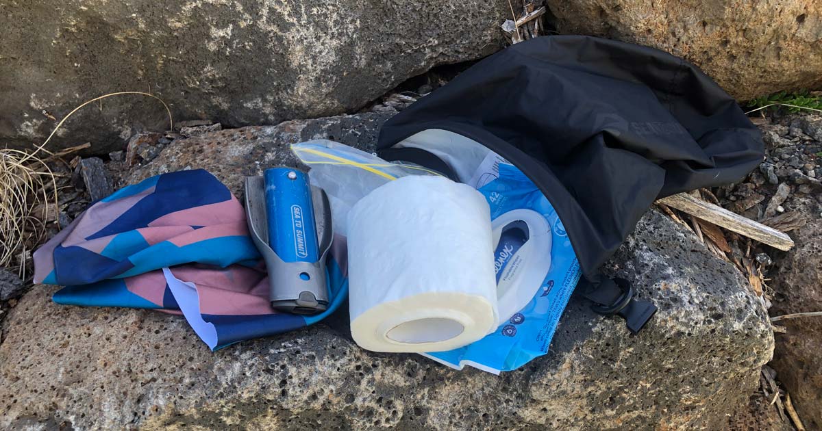 How to go to the toilet on a hike Pack a toilet kit