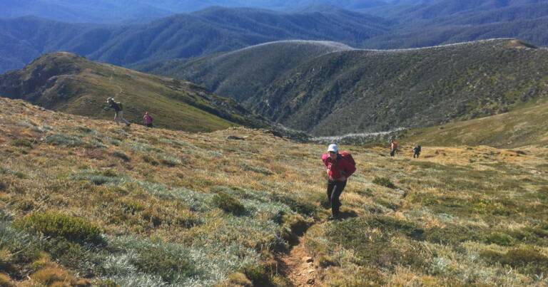 The art of hiking uphill