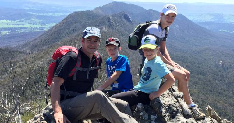 Hiking with kids