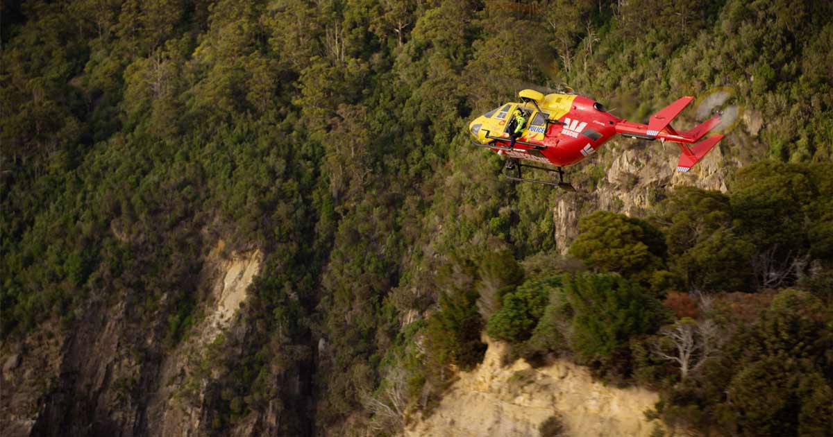 Bush Search and Rescue (BSAR) in Australia Westpac rescue helicopter tasmania