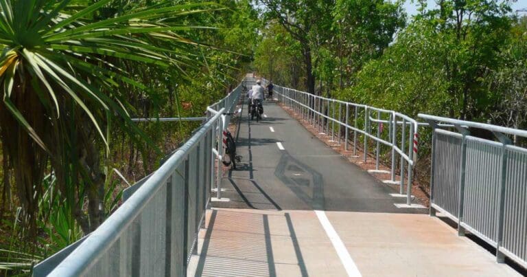 Darwin to adelaide river rail trail