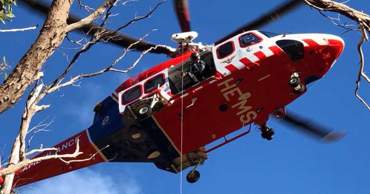 Around grounded and hovering helicopters