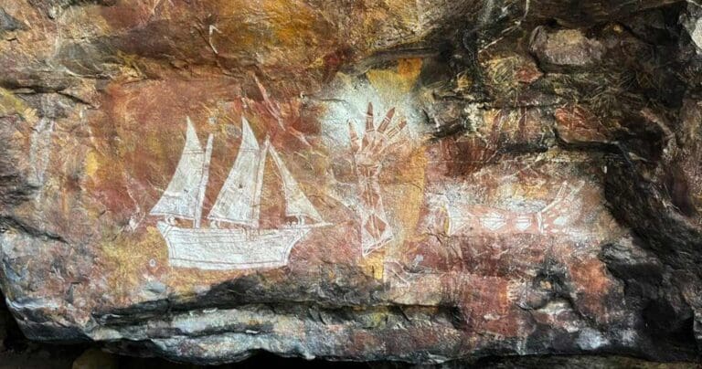 Nanguluwur Rock Art Nanguluwur rock art