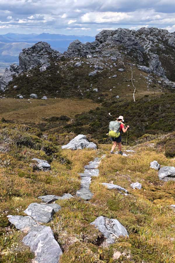 following-the-trail-across-the-plateau Image of julie following the trail across the plateau