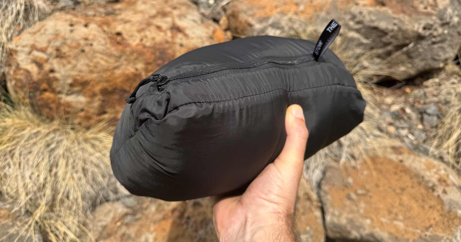 The North Face Terra Peak Jacket Review Image of jacket in stow pocket