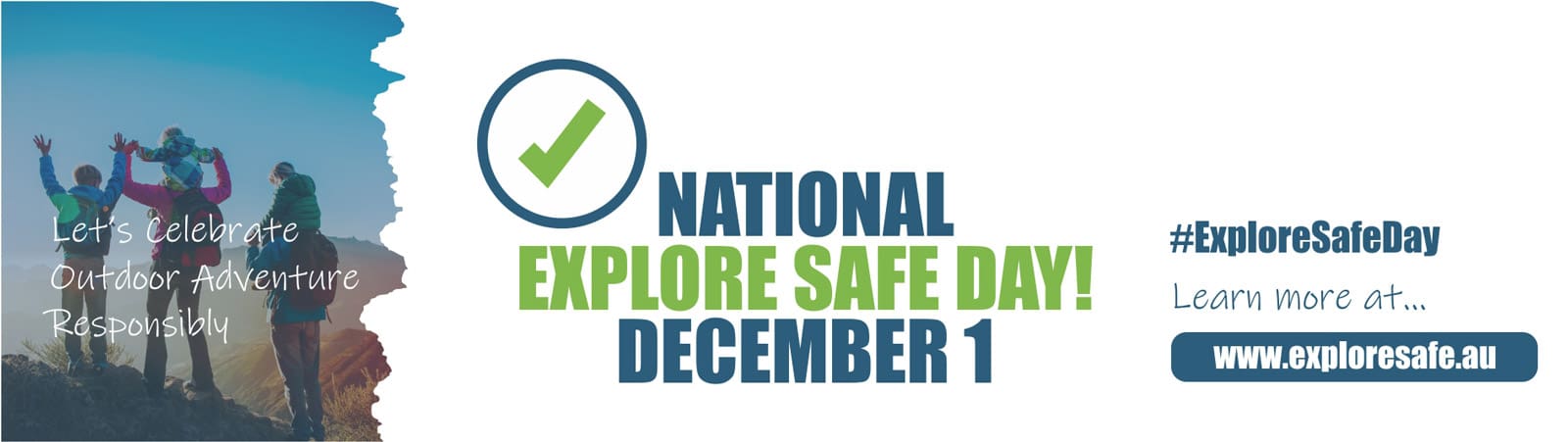 National explore safe day banner