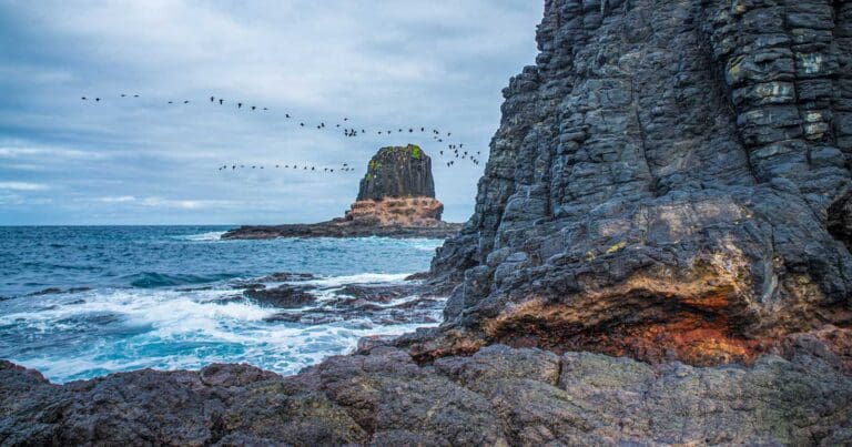 Pulpit rock at cape schanck, australia