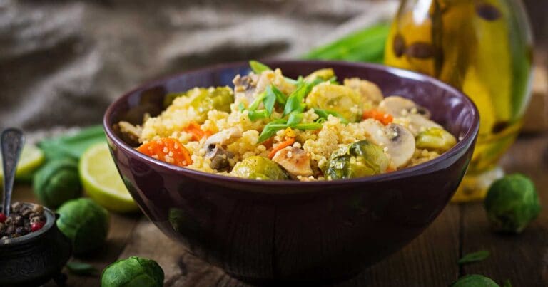 Dehydrated mediterranean couscous recipe